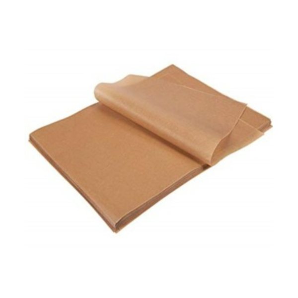 Greaseproof Sheets - Brown Kraft Compostable - 325mm x 425mm - 1,000 Sheets Per Pack