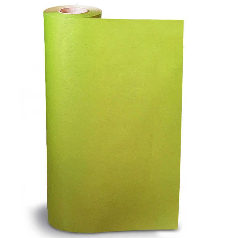 Lime Green Pure Ribbed Kraft Rolls - 500mm x 100m 65gsm - 1x Roll Per Pack