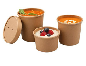 Soup Container & Lid - 16oz Kraft - 25 Per Pack Soup Container & Lid - 16oz Kraft - 25 Per Pack
