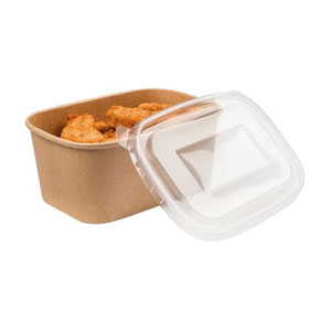 Large Kraft Food Containers 1000ml - 50x Per Pack