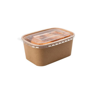 Large Kraft Food Containers 1000ml - 50x Per Pack