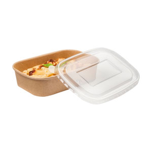 Small Kraft Food Containers 500ml - 50x Per Pack