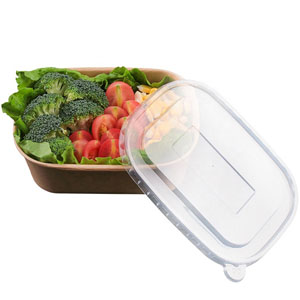 Small Kraft Deli Containers 500ml - 50x Per Pack