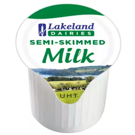 Lakeland Semi-Skimmed Milk Pots - 120x Per Pack