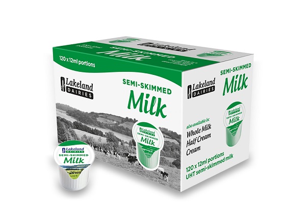 Lakeland Semi-Skimmed Milk Pots - 120x Per Pack