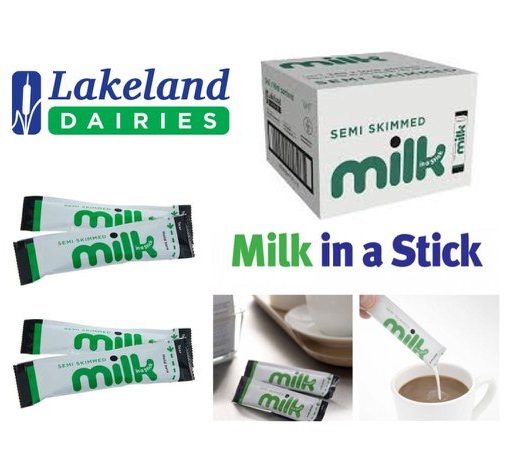 Lakeland Semi-Skimmed Milk Sticks 10ml - 240x Per Pack