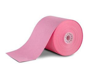 76mm x 76mm Dry Cleaning Tag Rolls - Pink