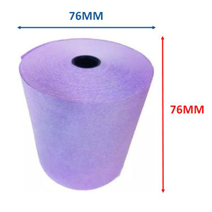 76mm x 76mm Dry Cleaning Tag Rolls - Purple