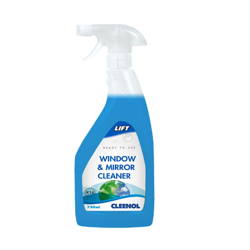 Cleenol Lift Window & Mirror Cleaner - 750ml Spray Bottle