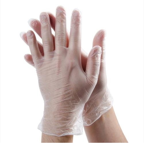 Vinyl Gloves - Clear Light Powder - Size Small - Pack of 100