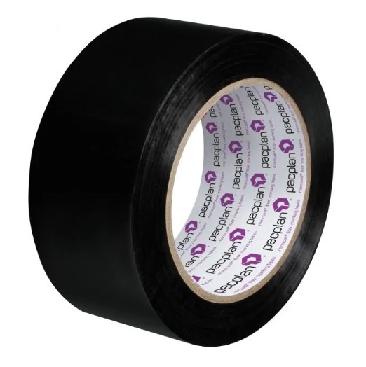 Marcwell Black 50mm Lane Marking Tape - 1x Roll Per Pack