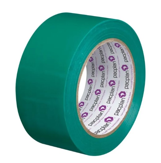 Marcwell Green 50mm Lane Marking Tape - 1x Roll Per Pack