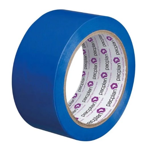 Marcwell Light Blue 50mm Lane Marking Tape - 1x Roll Per Pack