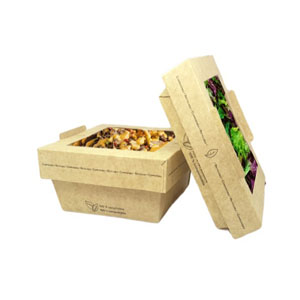 Compostable Food Boxes & Lids - 850ml - 160 Per Pack