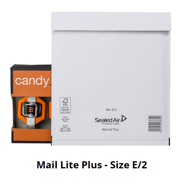 Jiffy Mail Lite Plus Bags - Size E/2 - 220mm x 260mm - 100x Per Pack