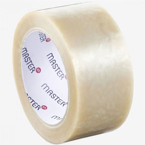 Masterline Grade B  Packaging Tape 48mm x 66m Clear - 6x Rolls Per Pack