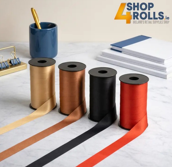 Curling Ribbon Copper Matt - 10mm x 200m  - 1x Roll Per Pack
