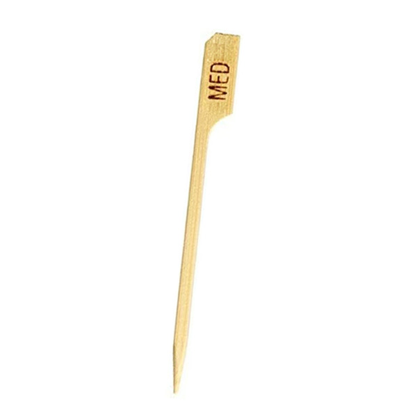 Bamboo Steak Markers - Med - 90mm - 100x Per Pack