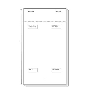 Duplicate Restaurant Waiter Pads - Medium - Pack of 50