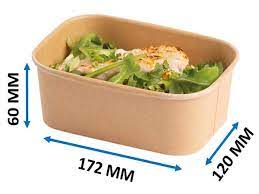Medium Kraft Deli Containers 750ml - 50x Per Pack
