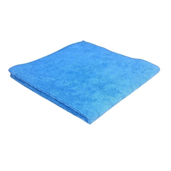 Microfibre Glass Cloth Blue 400mm x 400mm - 10x Per Pack