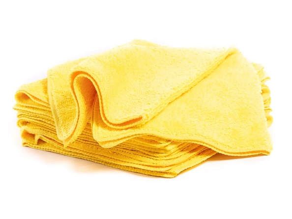 Performance Microfibre Cloths Yellow - 40 x 40cm 200GSM - 10x Per Pack
