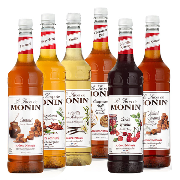 Monin Caramel Syrup 1 Litre Bottle - 1x Per Pack