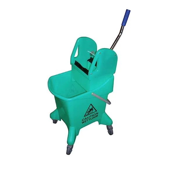 Professional Mopping System - Gear Press Wringer Green 25Ltr - 1x Per Pack