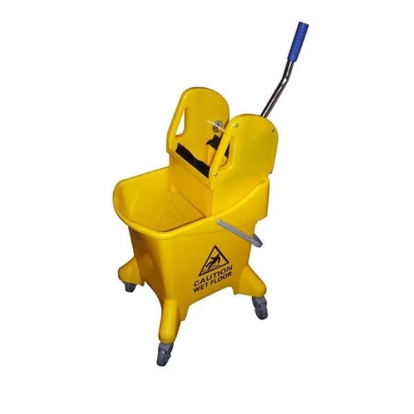 Professional Mopping System - Gear Press Wringer Yellow 25Ltr - 1x Per Pack