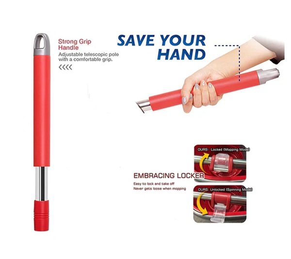 Spin Mop Dada Replacement Handle Set - 1x Per Pack