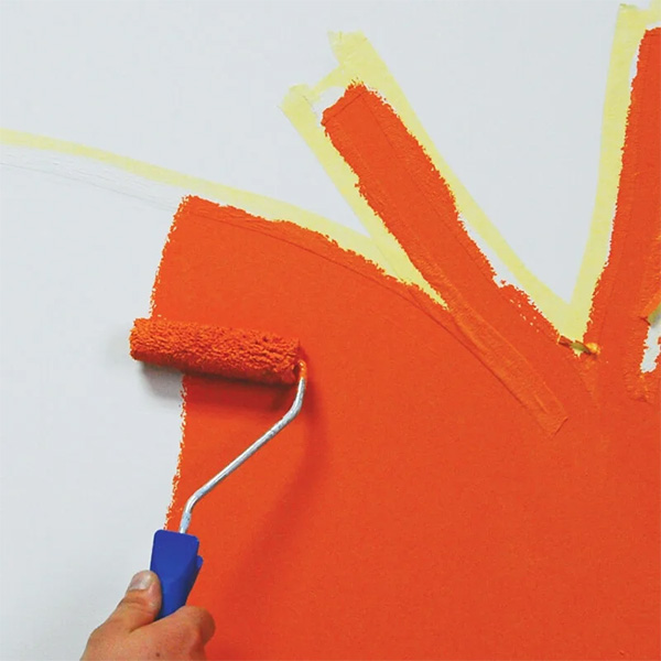 Blue Dolphin High Crepe Tape Yellow - 19mm x 50m - 1x Roll Per Pack