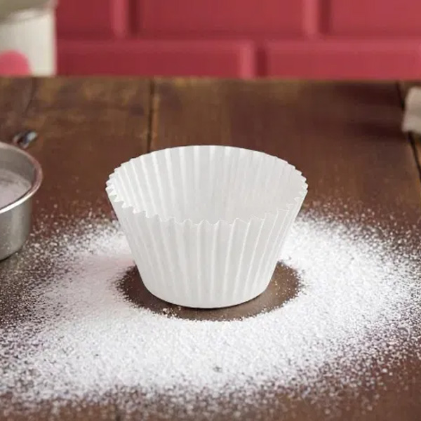 Muffin Cases White - 680x Per Pack