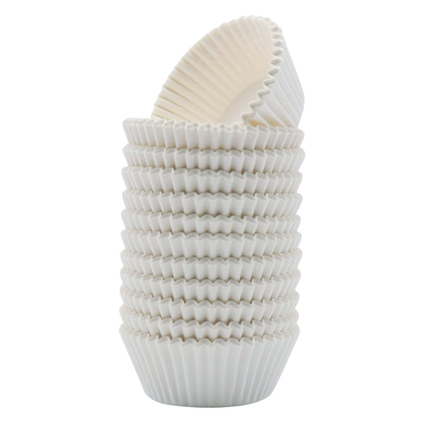 Muffin Cases White - 680x Per Pack