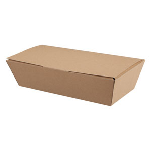 Medium Kraft Multi-Food Snack Box - 150x Per Case