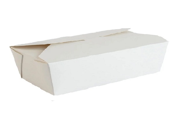 No.6A Multi-Food White Boxes - Lockable Lid 750ml - 75x Per Pack
