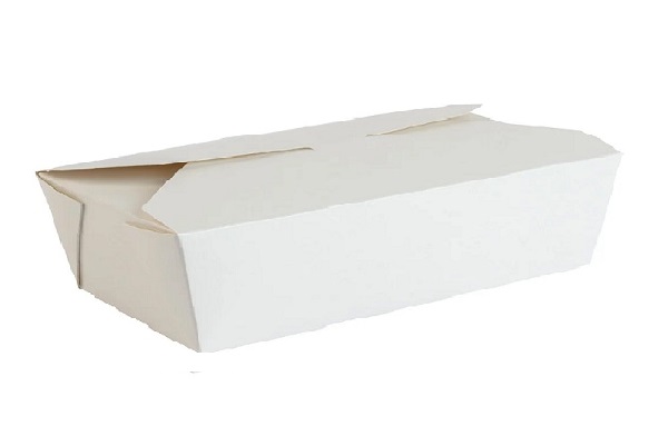 No.6A Multi-Food White Boxes - Lockable Lid 740ml - 75x Per Pack