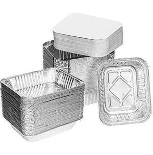 No.1 Foil Containers 129mm x 99mm x 39mm - 1000x Per Pack