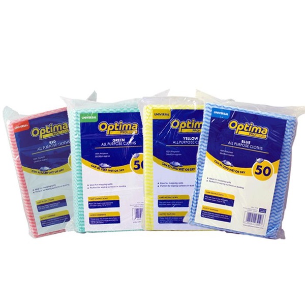 Standard J Cloths 500mm x 360mm Blue - 50x Per Pack