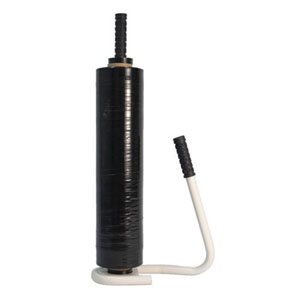 Pallet Wrap Black 500mm x 200m - 23Micron - Flush Core - 1x Roll Per Pack