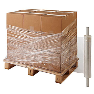 Pallet Wrap Clear 400mm x 200m - 17Micron Extended Core - 1x Per Pack