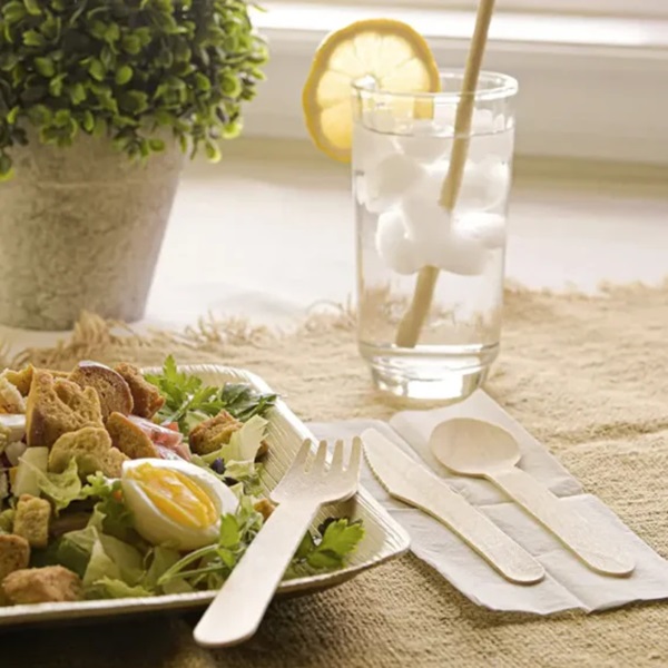 Eco White Paper Forks - 100x Per Pack