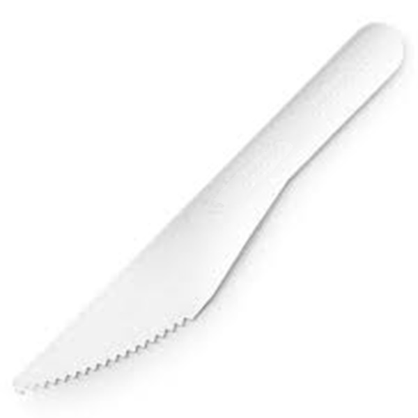 Eco White Paper Knives - 100x Per Pack