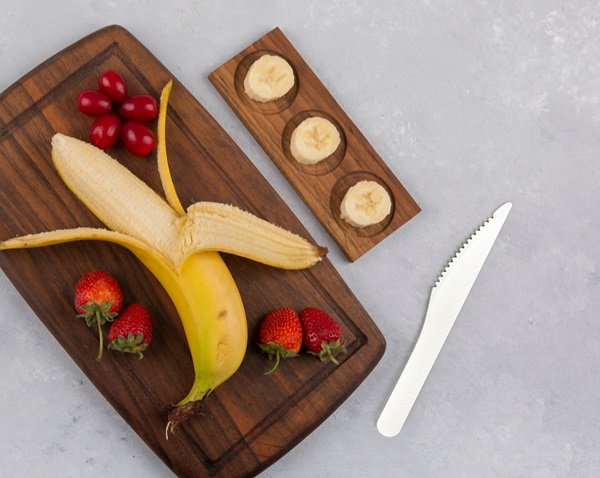 Eco White Paper Knives - 100x Per Pack