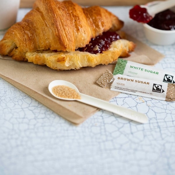 Heavy Duty White Paper Teaspoons - 100x Per Pack