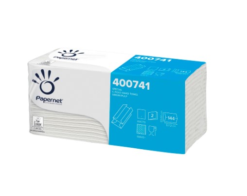 PaperNet 2Ply C-Fold Hand Towels - 144 Sheets x 20 Per Case