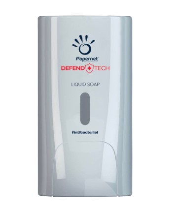Defend-Tech Liquid Soap Dispenser - White - 1x Per Pack