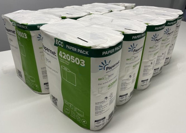 PaperNet 2Ply ECO Toilet Tissue Rolls - 4x Rolls Per Pack