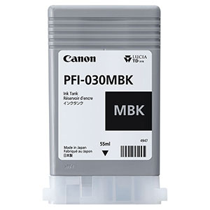 Canon PFI-030 Matte Black Pigment Ink Cartridge - 55ml