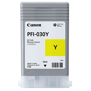Canon PFI-030 Yellow Pigment Ink Cartridge - 55ml