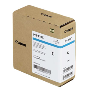 Canon PFI-110 Cyan Pigment Ink Cartridge - 130ml